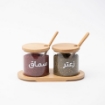 Picture of Set of two Spice's glass jars