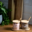 Picture of Set of two Spice's glass jars