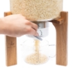 Picture of Glass storage container 9 kg with Acacia wood