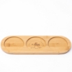 Picture of Bamboo tray for three jars