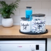 Picture of Airtight glass Jar 4 Liters - Black Lid