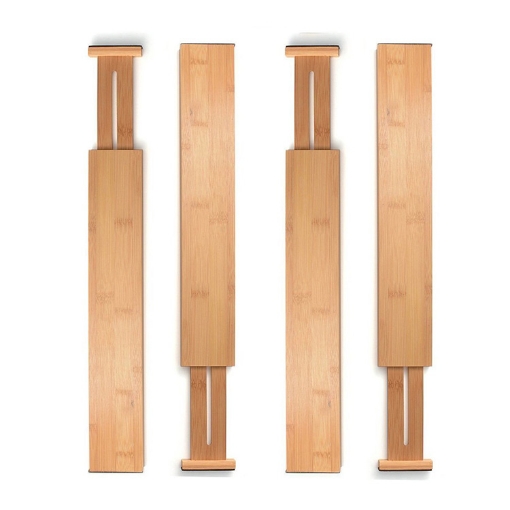 Picture of Expandable Wooden drawer divider - Natural Wood