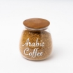 Picture of Airtight Glass jar 800 ml - Dark Brown Lid