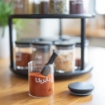 Picture of Rotary Stand 18 Jars 200 ml Set - Black