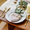 Picture of Wood Eid Place Card (عيدكم مبارك ) - Set of 6 - GOLD