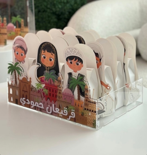 Picture of Gergean light Box (pack of 12)  قرقيعان مع صندوق ملون  أولاد وبنات 